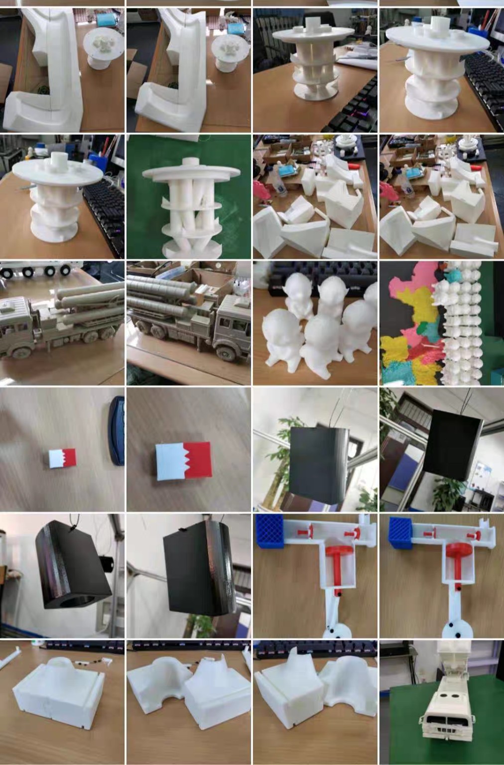 欧维力实际制作的机械结构件、外壳和模型项目合集